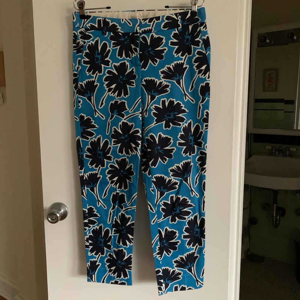 Patterned skinny trouser
